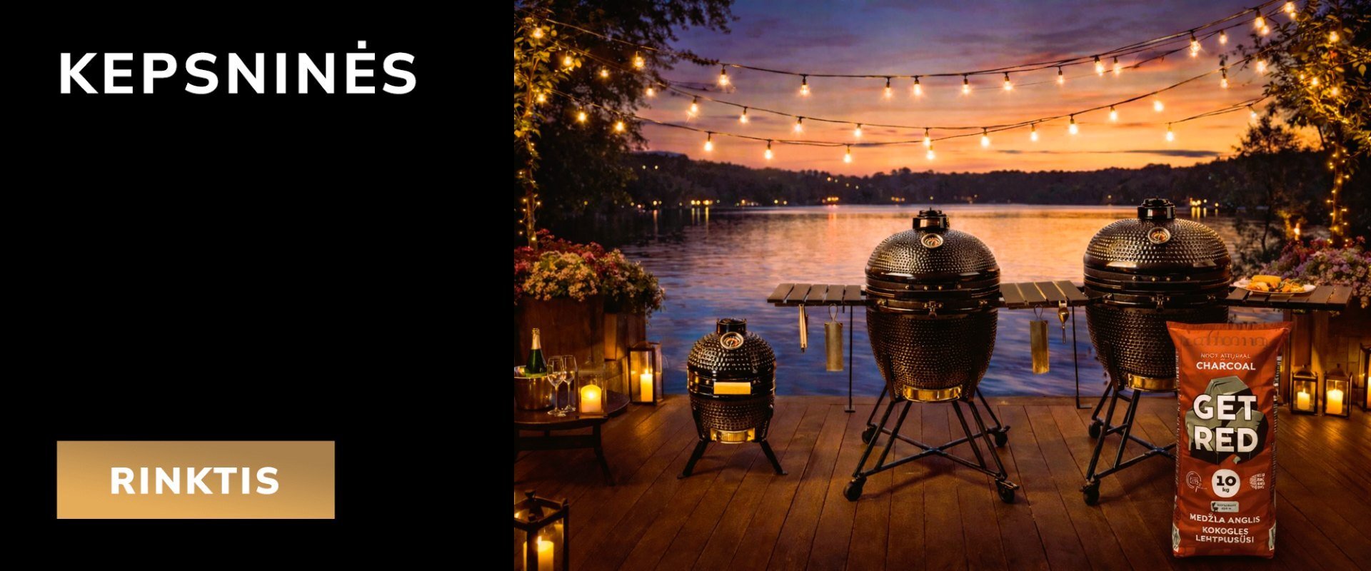 Kepsninės, rūkyklos, šašlykinės