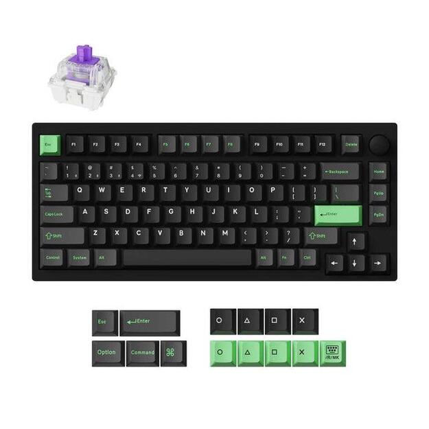 KEYBOARD WRL P1 HE RGB/BLACK P1H-M1Z KEYCHRON