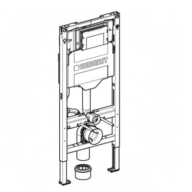 Potinkinis rėmas pakabinamam unitazui Geberit Duofix Sigma su bakeliu, 112x12cm, 6/3 l, reguliuojama 1