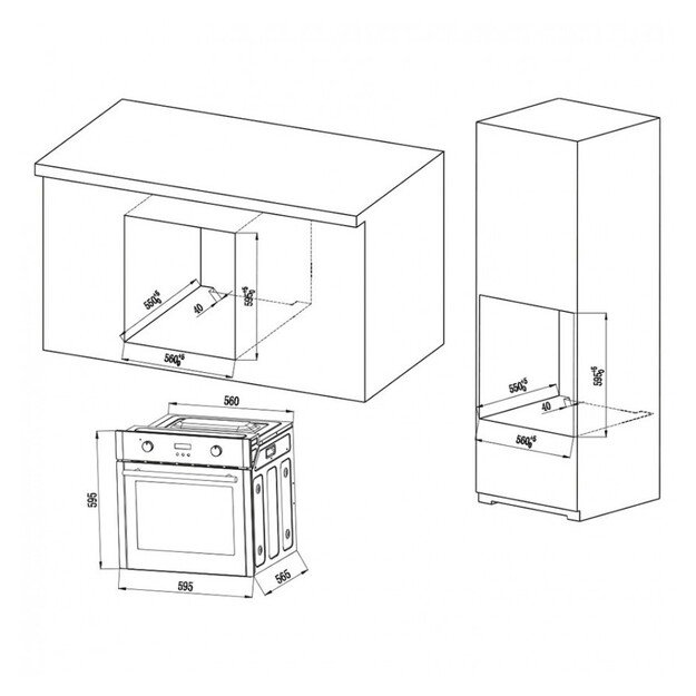 Orkaitė MPM MPM-63-BO-28 1