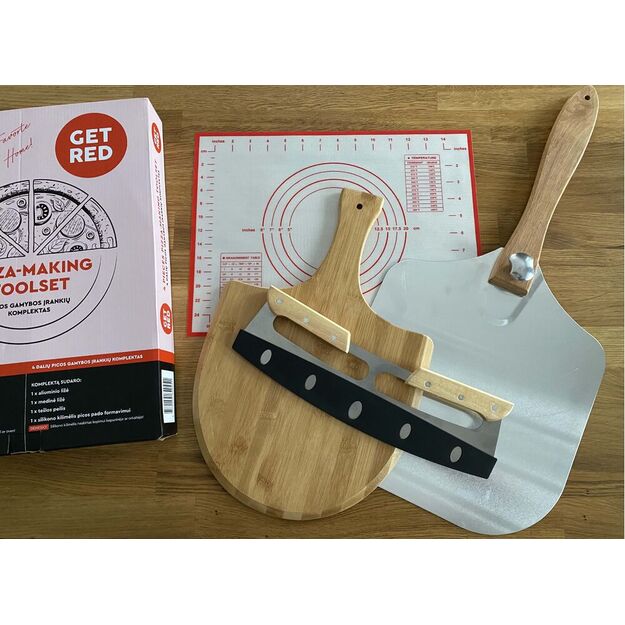 Įrankių komplektas picos gamybai GET RED