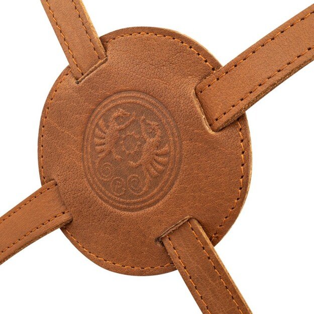 Odinė prijuostė Petromax Buff su kryžminiais nugaros diržais 3