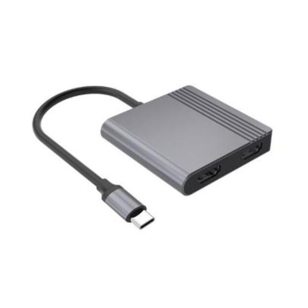 I/O ADAPTER USB-C TO HDMI/USB3/3IN1 A-CM-COMBO3-04 GEMBIRD