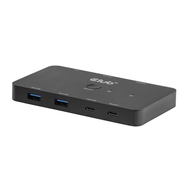 VIDEO SWITCH KVM USB-C TO HDMI/DUAL CSV-2512 CLUB3D