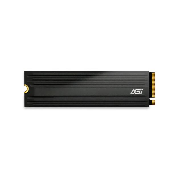 SSD|AGI|750xTBW rating|MTBF 2000000 h|Read speed 7400 MB/s|Write speed 5200 MB/s|NVMe Yes|PCI Express 4.0|M.2|1000 GB|AGI1T0G44AI828-CB