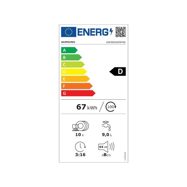 Indaplovė Samsung DW50DG450FSRET 1