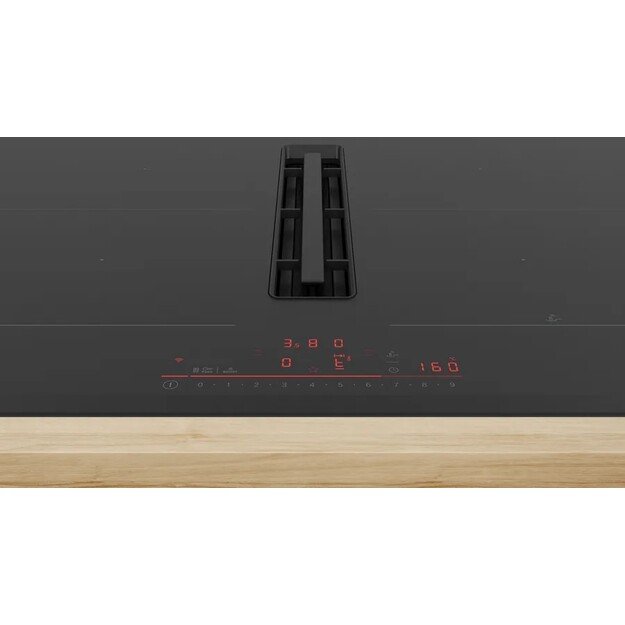 Įmontuojama indukcinė kaitlentė su integruotu gartraukiu Bosch PVQ795H26E 1