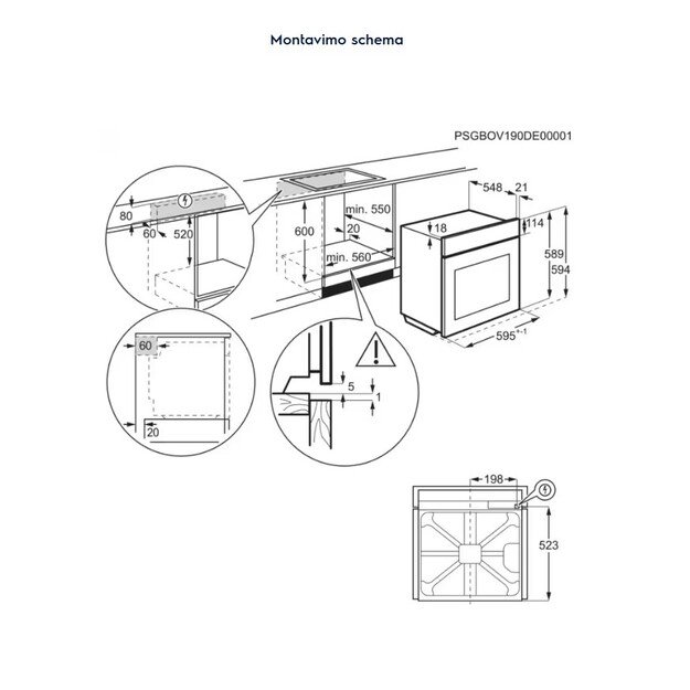 Orkaitė Electrolux EOC6P77H 6
