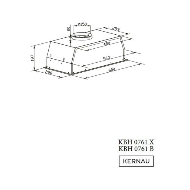 Gartraukis Kernau KBH 0761 X 1