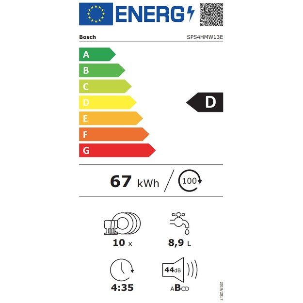 Indaplovė Bosch SPS4HMW13E 1