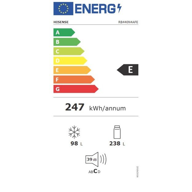&Scaron;aldytuvas Hisense RB440N4AFE 1