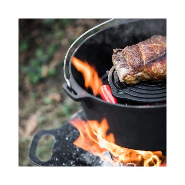 Papildomos ketaus puodo grotelės su kojelėmis Petromax GR-S30 8