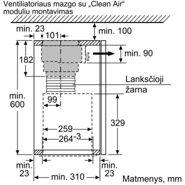 CleanAir modulis Bosch DWZ1IX1C6