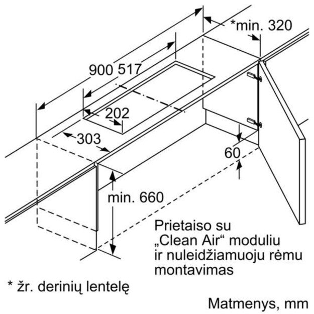 CleanAir modulis Bosch DWZ1IX1C6