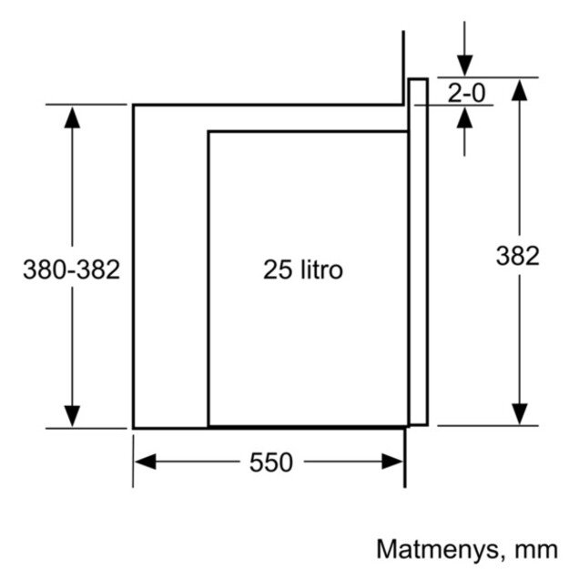 Mikrobangų krosnelė Bosch BFL554MS0