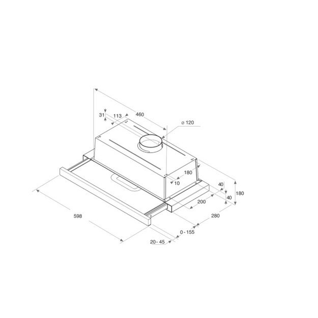 Įmontuojamas gartraukis Whirlpool  AKR 750 G K