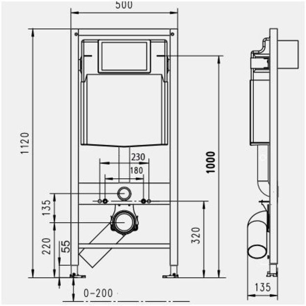 Potinkinis WC komplektas WERIT + BRILLA 174-91101300-00+100614+1703-458