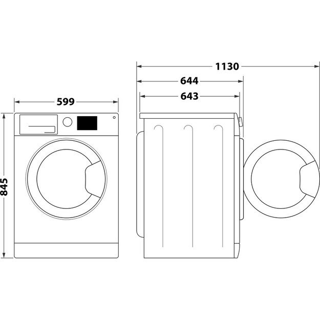 Skalbimo mašina Whirlpool W8 W046WB EE