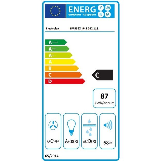 Gartraukis Electrolux LFP539X