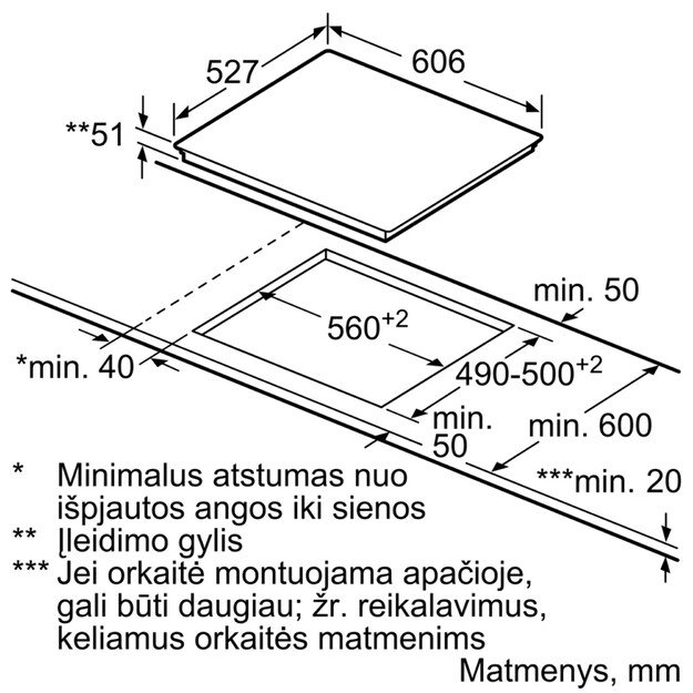 Indukcinė kaitlentė Bosch PXY675DC5Z