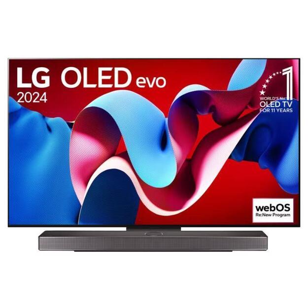 TV Set|LG|65 |OLED/4K/Smart|3840x2160|Wireless LAN|Bluetooth|webOS|Black|OLED65C41LA