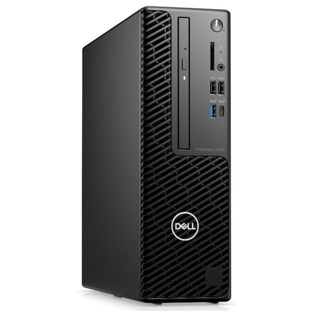 PC|DELL|Precision|3460|Business|SFF|CPU Core i7|i7-14700|2100 MHz|RAM 16GB|DDR5|5600 MHz|SSD 512GB|Graphics card Integrated Graphics|Integrated|EST|Windows 11 Pro|Colour Black|Included Accessories Dell Optical Mouse-MS116 - Black Dell Multimedia Keyboard-