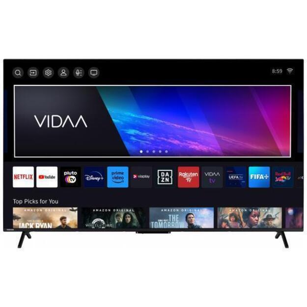 TV Set|TOSHIBA|43 |4K/Smart|3840x2160|Wireless LAN|Bluetooth|Android TV|Black|43QV2463DG