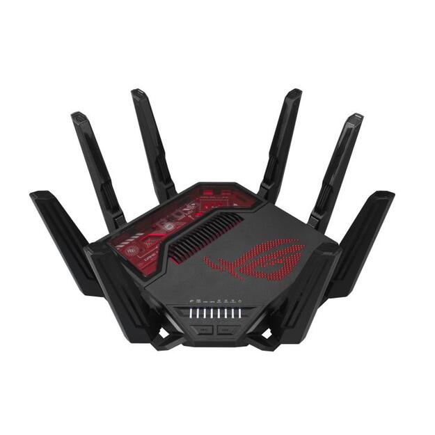 Wireless Router|ASUS|Wireless Router|19000 Mbps|Wi-Fi 6|Wi-Fi 7|IEEE 802.11a|IEEE 802.11b|IEEE 802.11g|IEEE 802.11n|IEEE 802.11ac|IEEE 802.11ax|USB 2.0|USB 3.2|1x10/100/1000M|1x2.5GbE|1x10GbE|Number of antennas 8|GT-BE19000