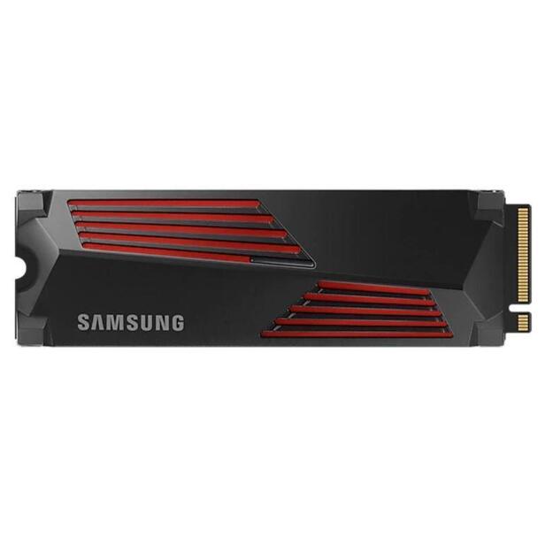 SSD|SAMSUNG|990 PRO with Heatsink|2TB|M.2|PCIE|NVMe|MLC|Write speed 6900 MBytes/sec|Read speed 7450 MBytes/sec|2.3mm|TBW 1200 TB|MTBF 1500000 hours|MZ-V9P2T0GW