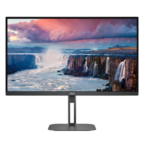 LCD Monitor|AOC|27 |Panel VA|2560x1440|16:9|75 Hz|Matte|4 ms|Speakers|Swivel|Pivot|Height adjustable|Tilt|Colour Black|Q27V5N/BK