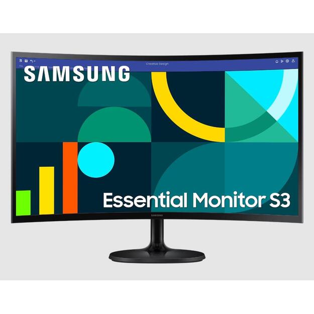 LCD Monitor|SAMSUNG|27 |Business/Curved|Panel VA|1920x1080|16:9|100Hz|4 ms|Tilt|Colour Black|LS27D360GAUXEN