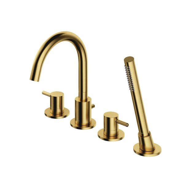 Maišytuvas montuojamas į vonios kraštą OMNIRES Y, šlifuoto žalvario, Y1232BSB