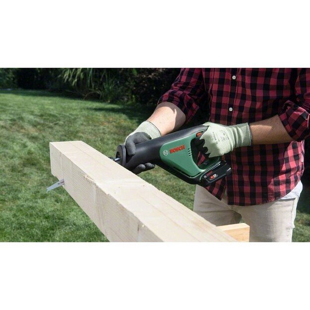 Akumuliatorinis universalusis pjūklas Bosch Advanced Recip 18, 06033B2402 (be akumuliatoriaus ir pak 2