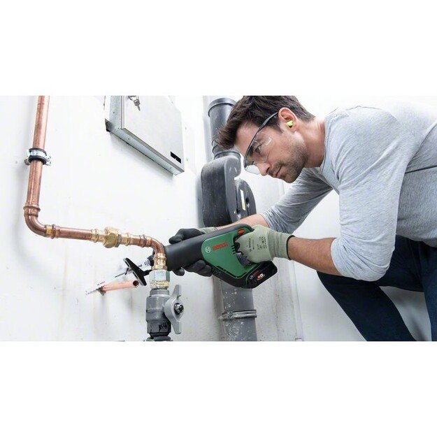 Akumuliatorinis universalusis pjūklas Bosch Advanced Recip 18, 06033B2402 (be akumuliatoriaus ir pak 1