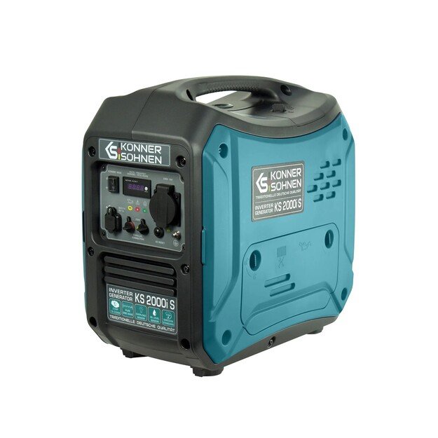 Inverterinis benzininis generatorius KONNER  amp SOHNEN KS 2000i S, 230V, 1800W