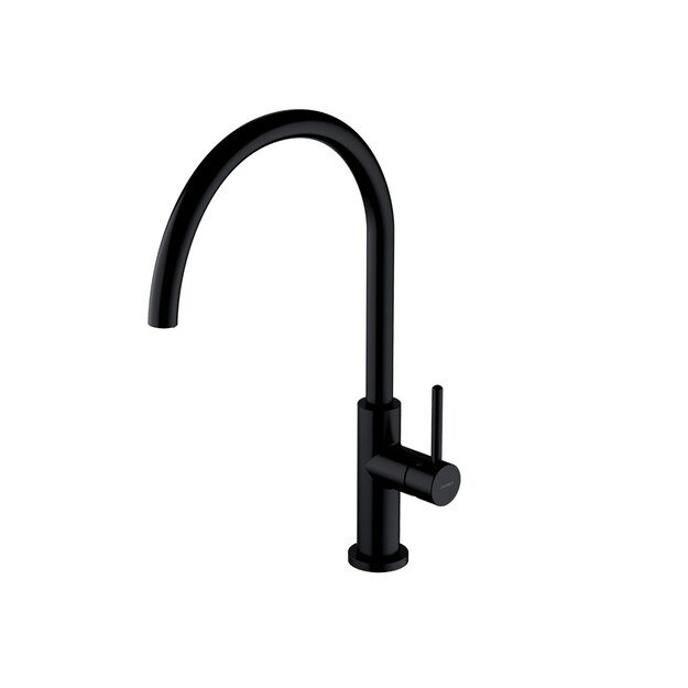 Juodos spalvos virtuvinis maišytuvas OMNIRES Y1251BL