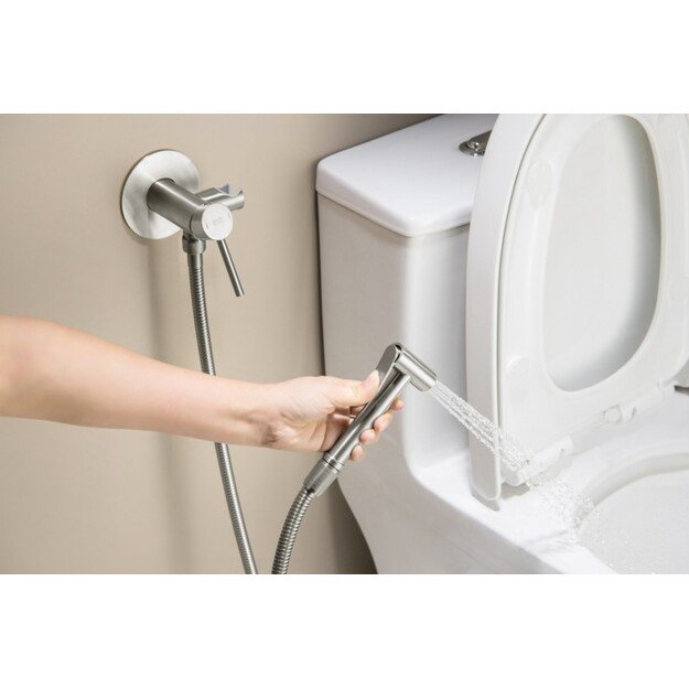 Potinkinis bide maišytuvas su dušeliu BlueWater BOSTON BOS-BBP.040, nikelio 3