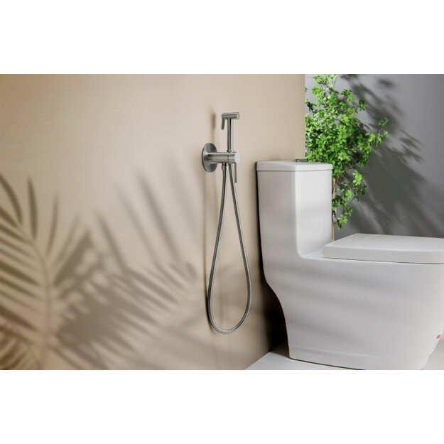 Potinkinis bide maišytuvas su dušeliu BlueWater BOSTON BOS-BBP.040, nikelio 2