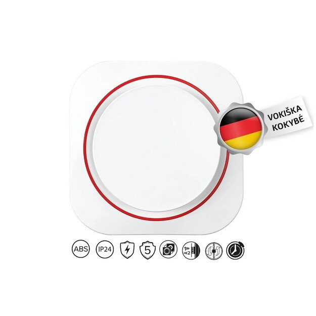 Vonios kambario ventiliatorius Vlano MOON 125 T (su laikmačiu) 125 mm