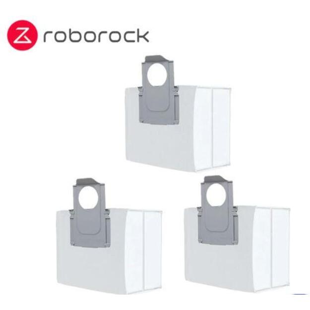 Vacuum Cleaner Accessory|ROBOROCK|Disposable Dust Bag 4pcs|White|For Q7 White+/Q7 White Max+/Q7 Black/ Q7 Black Max/Q7 Black+/Q7 Black Max+/Q5 Black+/S7 MaxV Black/S7 Black MaxV Ultra/S7 White Pro Ultra/S8 White Pro Ultra/S8 Black Pro Ultra/Q7 White/ Q7 W