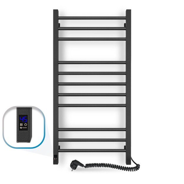 Rank&scaron;luosčių džiovintuvas Navin Classic Quadro 500x1000 Sensor juodas de&scaron;inė 12-216053-5010