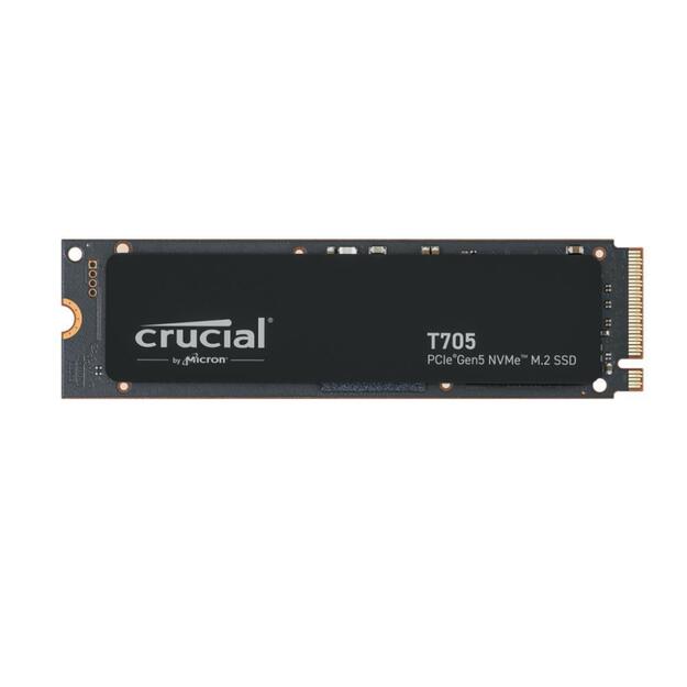 SSD|CRUCIAL|T705|1TB|M.2|PCIe Gen5|NVMe|Write speed 10200 MBytes/sec|Read speed 13600 MBytes/sec|TBW 600 TB|CT1000T705SSD3