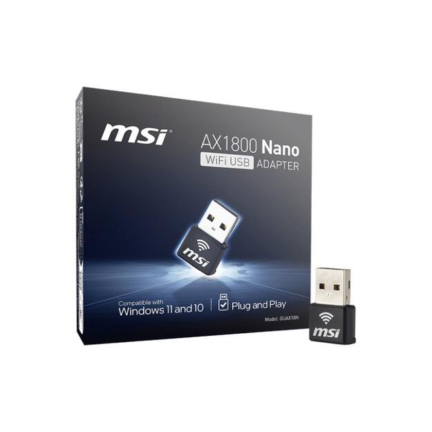 WRL ADAPTER 1800MBPS USB/GUAX18N MSI