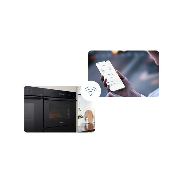 Kompaktinė orkaitė su mikrobangų funkcija Samsung NQ5B4353HBK 3