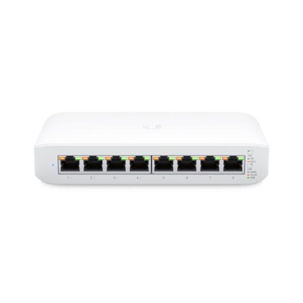Switch|UBIQUITI|Lite 8 PoE|Type L2|Desktop/pedestal|8x10Base-T / 100Base-TX / 1000Base-T|PoE+ ports 4|USW-LITE-8-POE