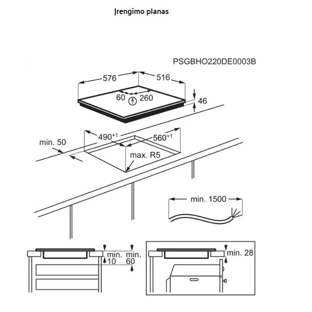 Kaitlentė AEG IKE6447AXB 1