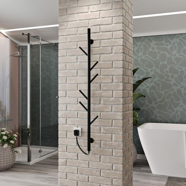 Rankšluosčių džiovintuvas Kosser Stijka 1200x30 ELR juodas reg. 3