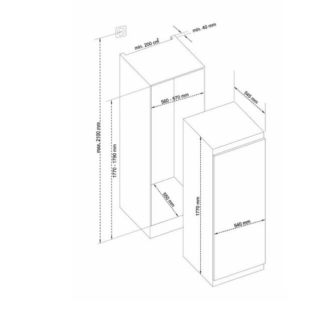 Šaldiklis Daewoo CFN 2791 DIPB0-DE 3