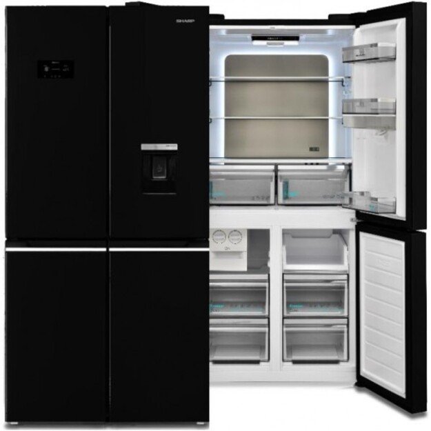 Side by side šaldytuvas Sharp SJ-NFA35IHDBD-EU 1