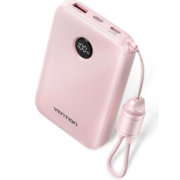 POWER BANK USB 10000MAH 22.5W/PINK FKAP0-C VENTION